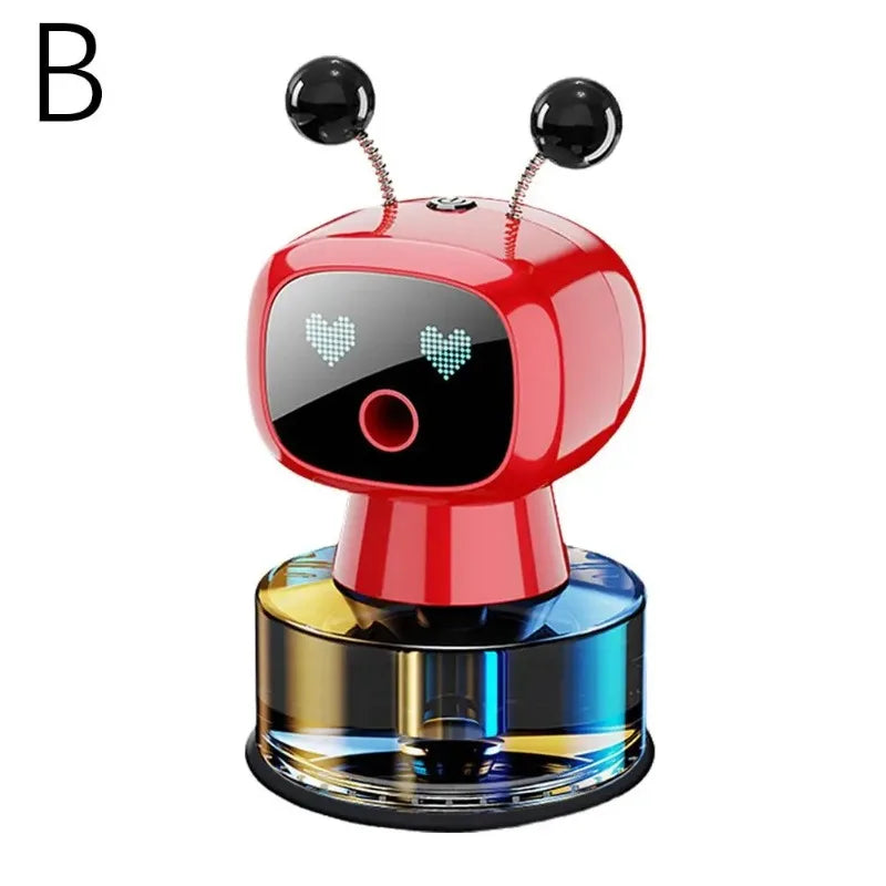 High Quality Auto-Spray&Car Decor Smart Rechargeable Car Air Freshener Automatic Aromatherapy Diffuser with Robotic Design