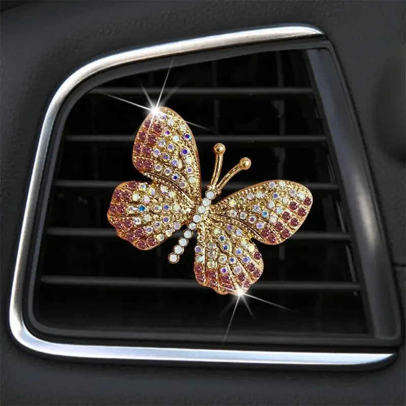 Universal Water Butterfly Auto Air Freshener Durable Exquisite Butterfly Air Conditioning Car Air Outlet Perfume Clip