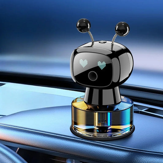 Smart Robotic Car Air Freshener – Rechargeable Auto Spray Aromatherapy Diffuser