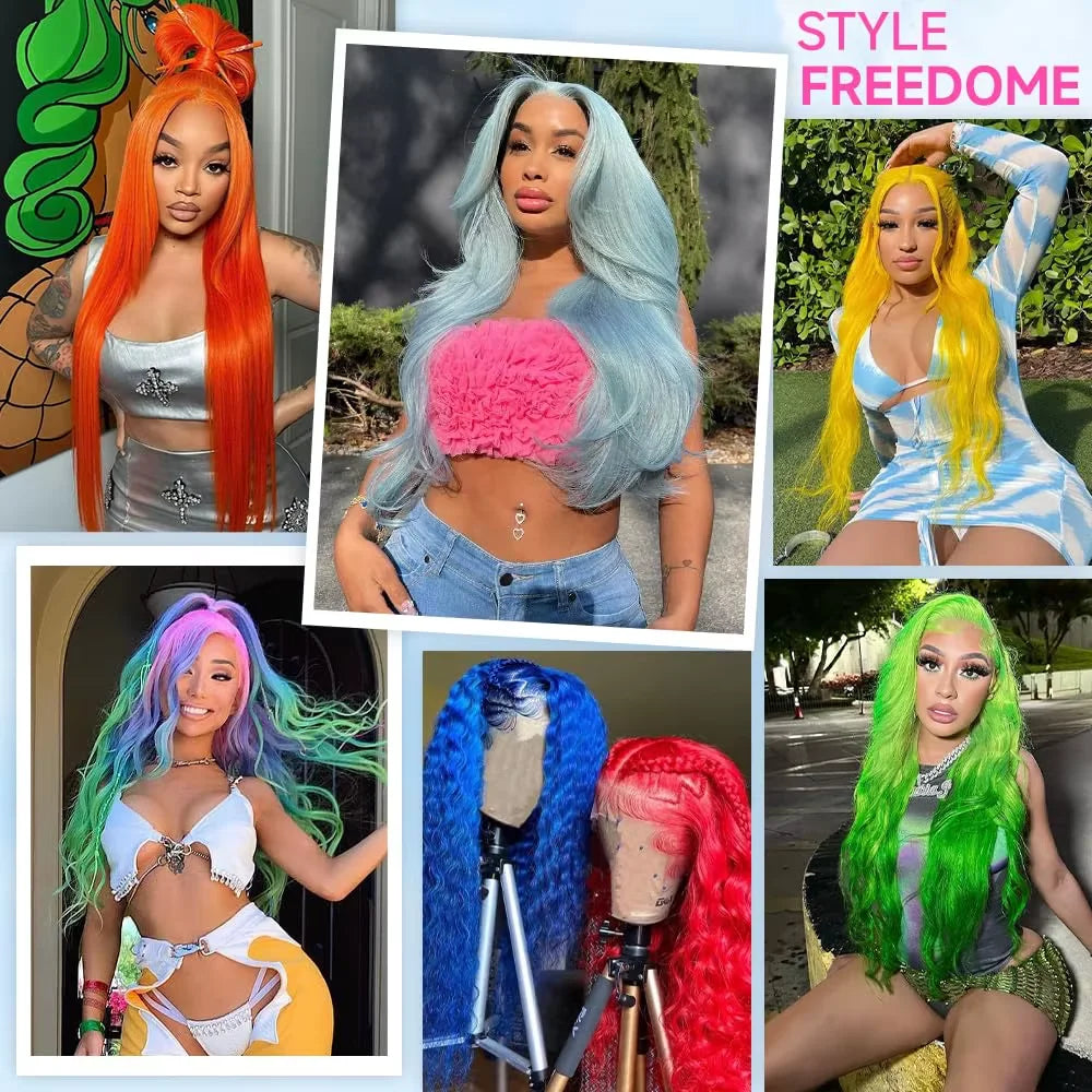 220% 613 Hd Lace Frontal Wig 13x6 30 Inch Body Wave 100% Human Hair Wigs 220 Density Pre Plucked Colored Blonde Transparent Wet And Wavy Lace Front Wig