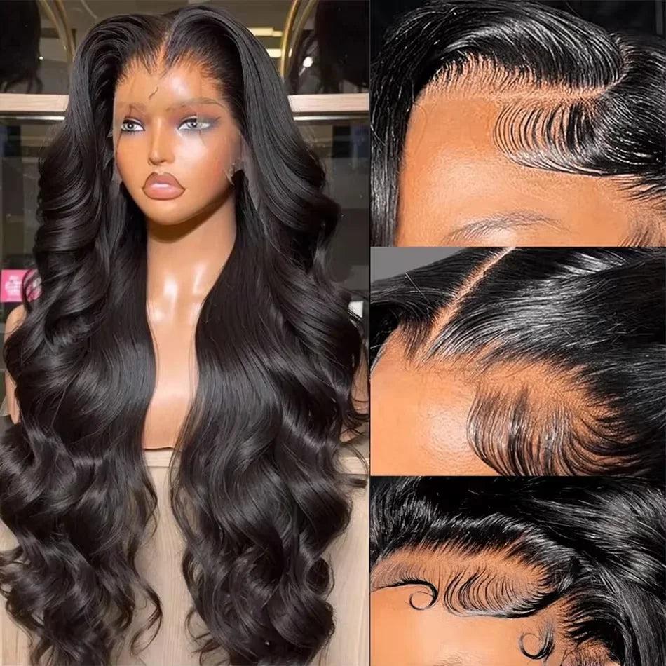 220% 613 Hd Lace Frontal Wig 13x6 30 Inch Body Wave 100% Human Hair Wigs 220 Density Pre Plucked Colored Blonde Transparent Wet And Wavy Lace Front Wig