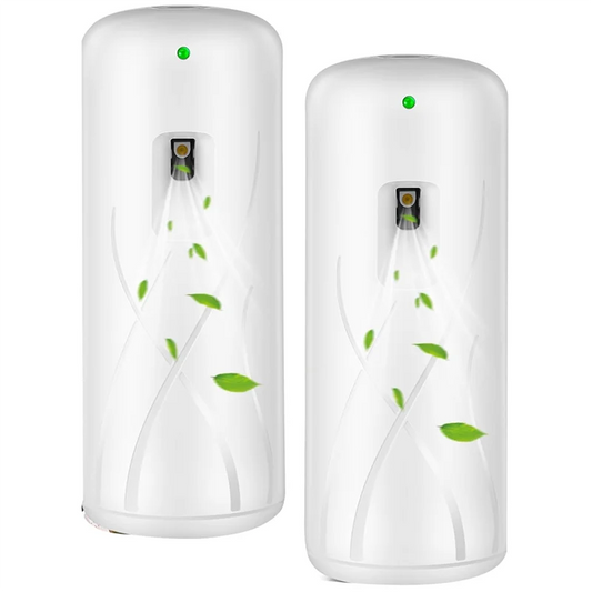 Automatic Wall-Mounted Air Freshener & Insect Control Spray Dispenser (2-Pack)