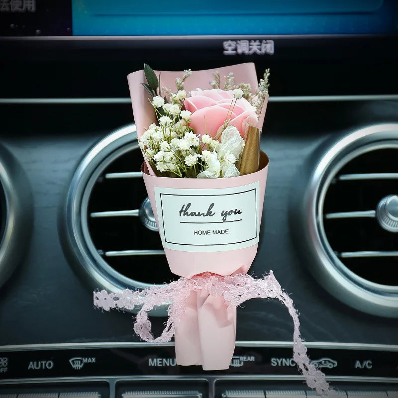Universal Car Air Outlet Air Freshener Auto Dried Flower Fragrance Perfume Diffuser Automobiles Interior Decoration Accessories