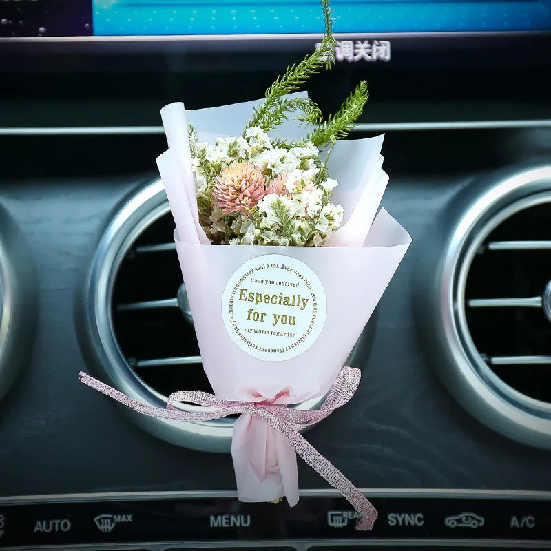 Universal Car Air Outlet Air Freshener Auto Dried Flower Fragrance Perfume Diffuser Automobiles Interior Decoration Accessories