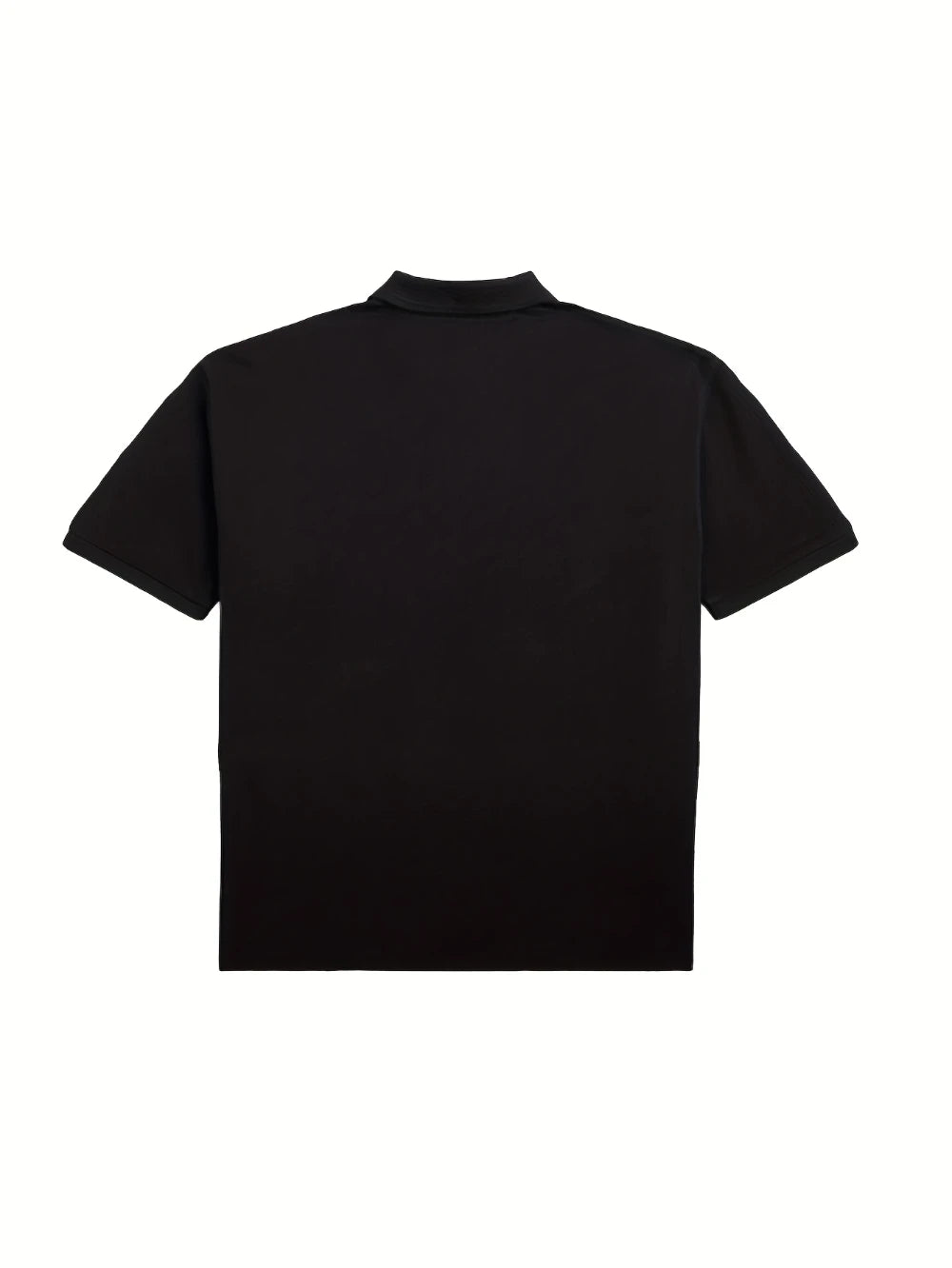 Men's Polo Shirt with Golf Pattern Printed Short Sleeved T-shirt Top, Casual and Comfortable Style for Daily Casual Wear