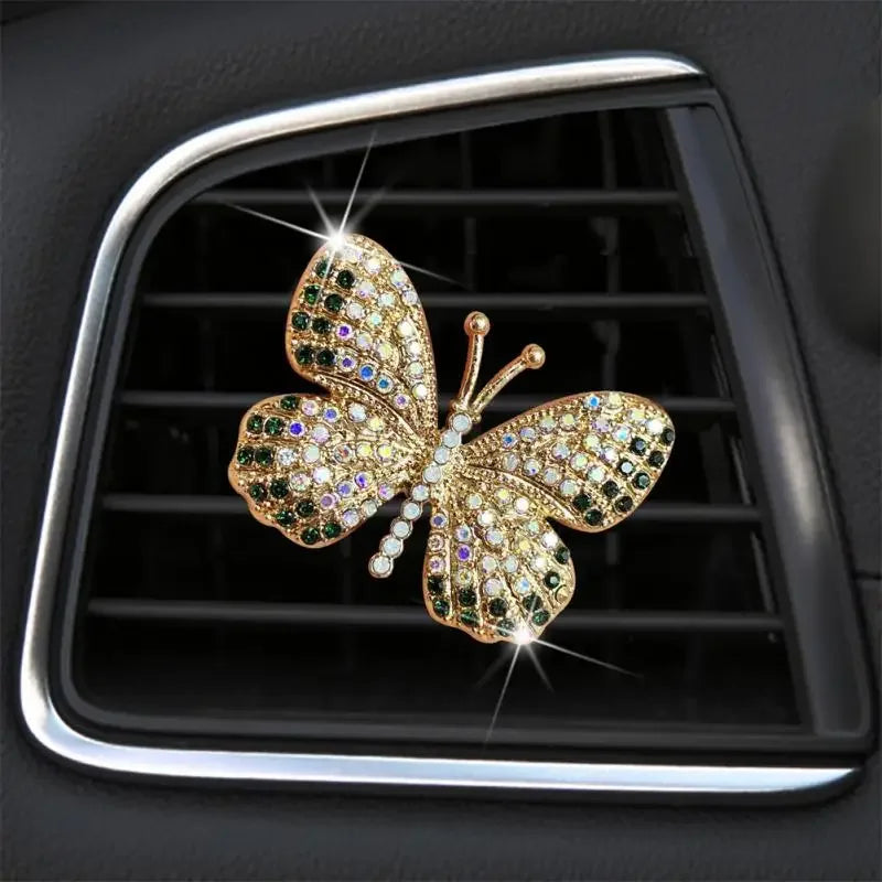 Universal Water Butterfly Auto Air Freshener Durable Exquisite Butterfly Air Conditioning Car Air Outlet Perfume Clip